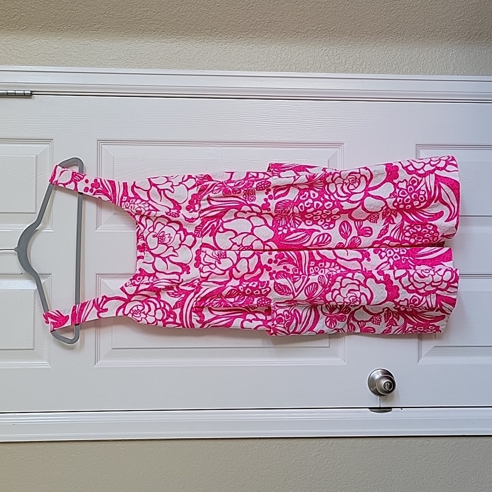 Anthroplogie Vanessa Virginia Size 8 Pink and White Floral dress